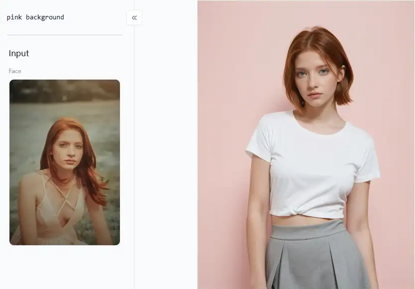 app from a1.art which is called yearbook photo pink background